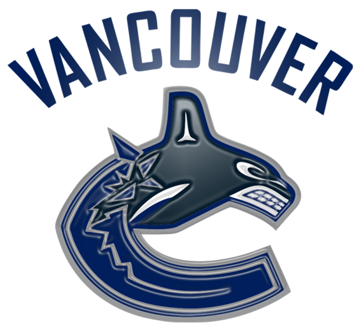 Vancouver Canucks Plastic Effect Logo iron on paper